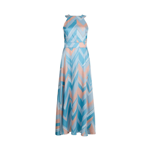 Liu Jo Abito lungo Abito Donna lungo fantasia geometrica 40 - Francavilla Moda